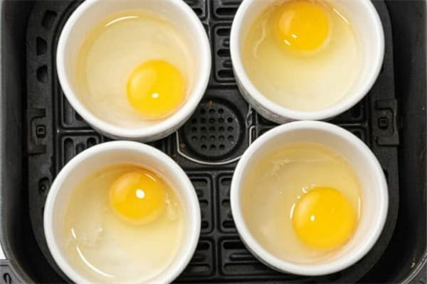 Place eggs in small molds