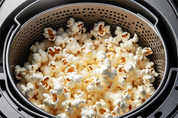 Popcorn in an air fryer