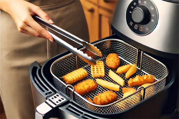 Place food in your air fryer basket