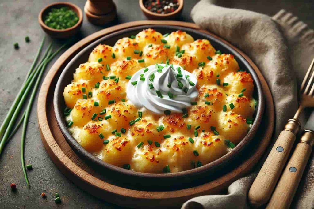 Air Fryer Cheesy Potato