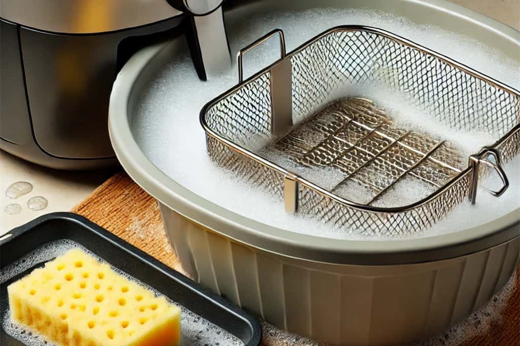 Cleaning the Air Fryer Basket