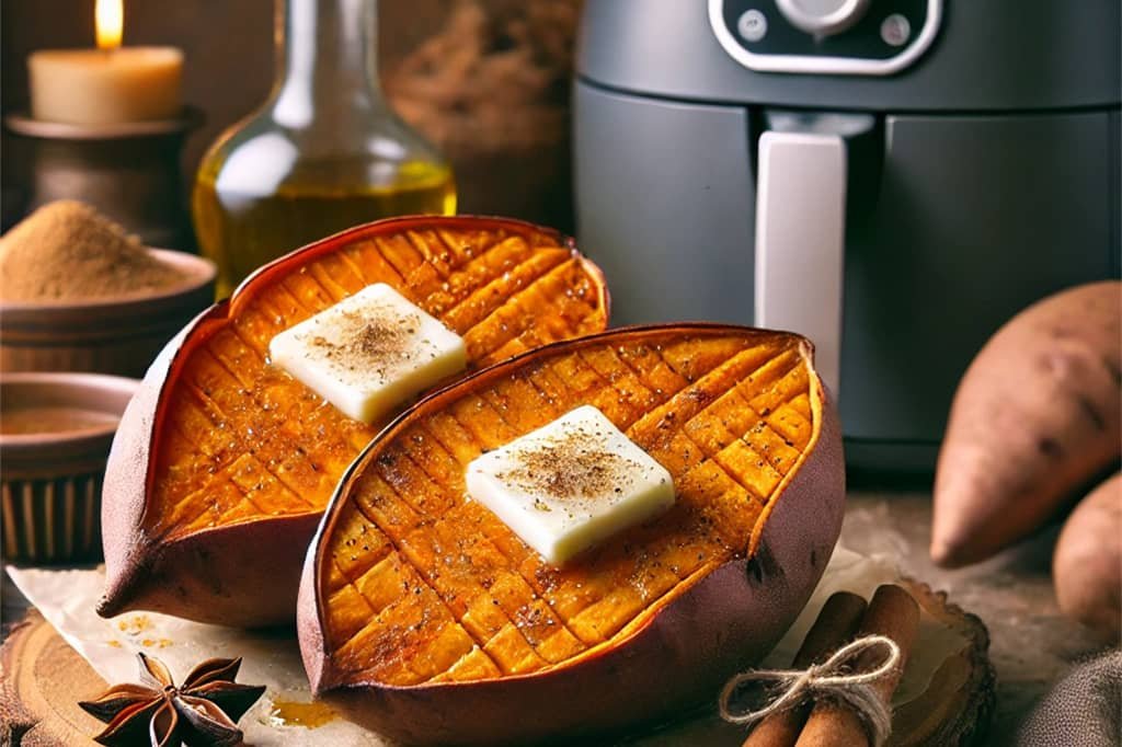 Air Fryer Sweet Potatoes